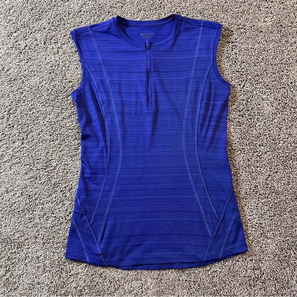Athleta Pacifica Illume UPF Fitted Tank Purple Rashguard Women’s Size Small EUC - Picture 8 of 8